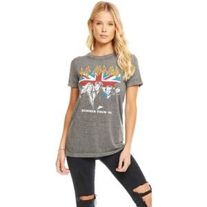 Chaser Def Leppard Summer Tour 1983 Tee Gray
